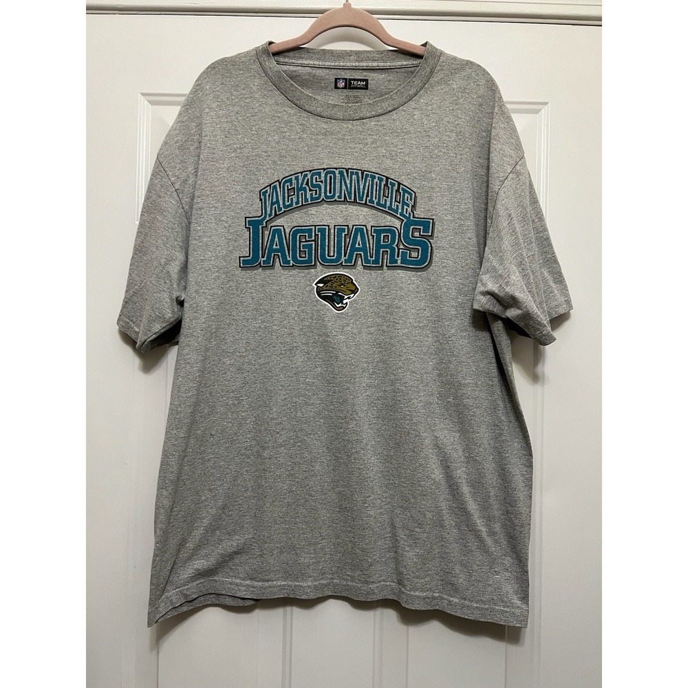NFL Team Apparel Jacksonville Jaguars Men's T Shirt Gray Size XL Gameday Sports